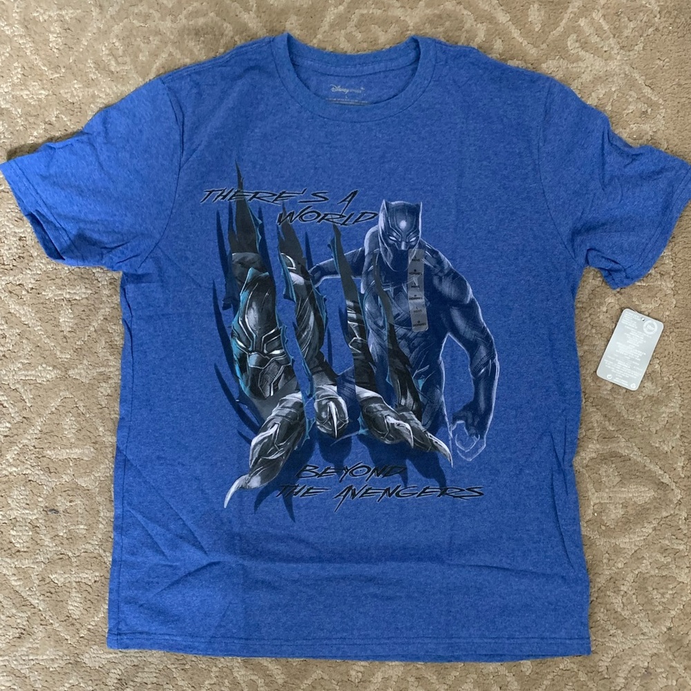 Disney Marvel Avengers Black Panther T-Shirt Tee NWT